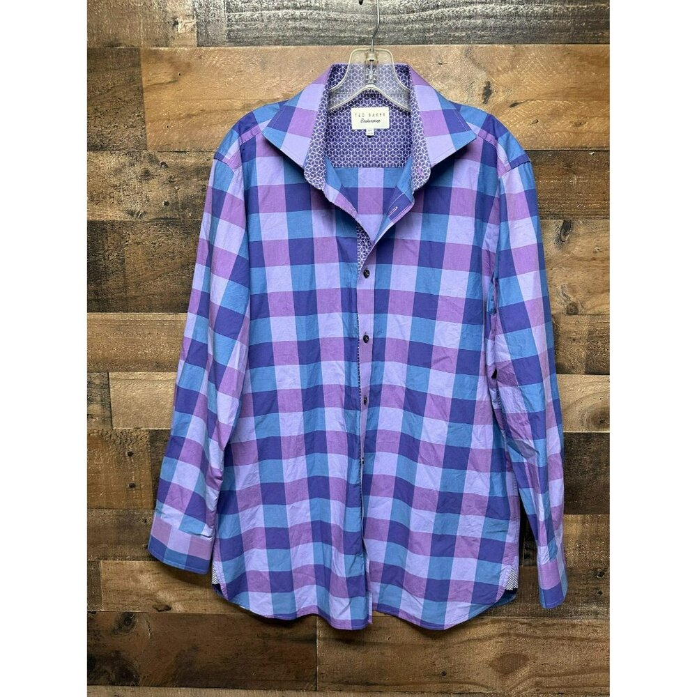 Ted Baker‎ Endurance Men's Long Sleeve Dress Shirt Size 16 1/2